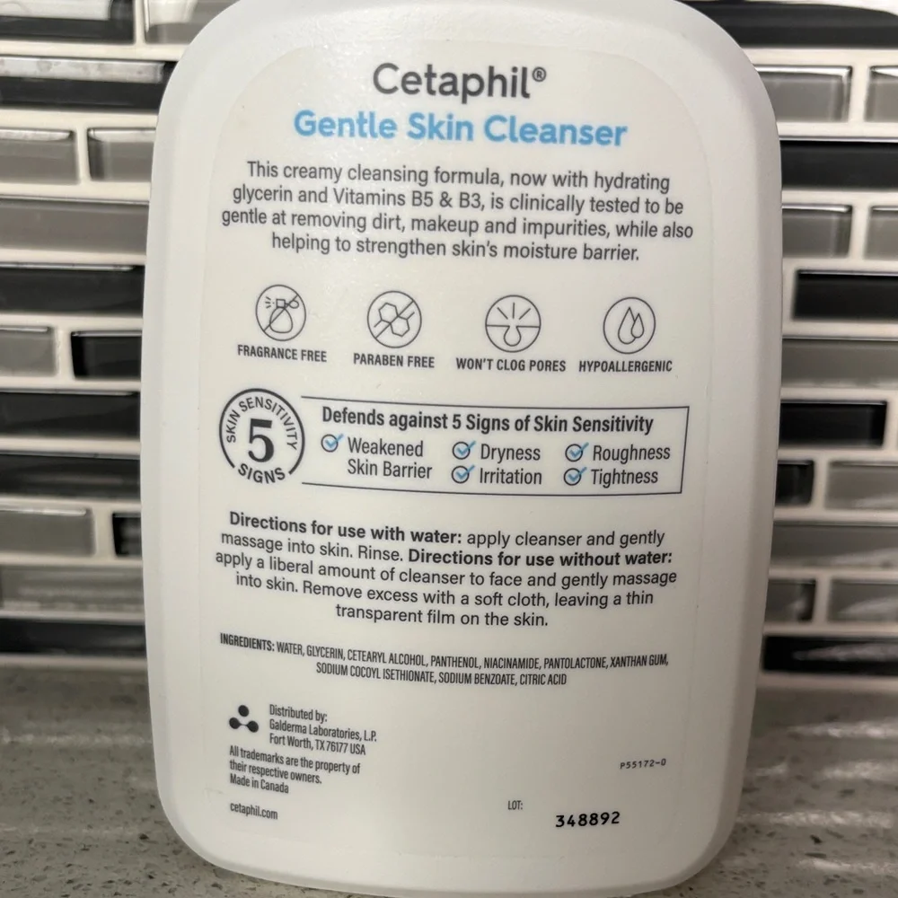 NEW! Cetaphil Gentle Skin Cleanser - for Dry to Normal Sensitive Skin 20 oz